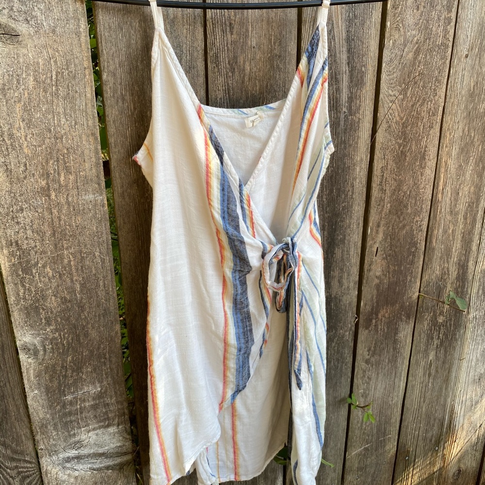 En Creme Wrap Dress